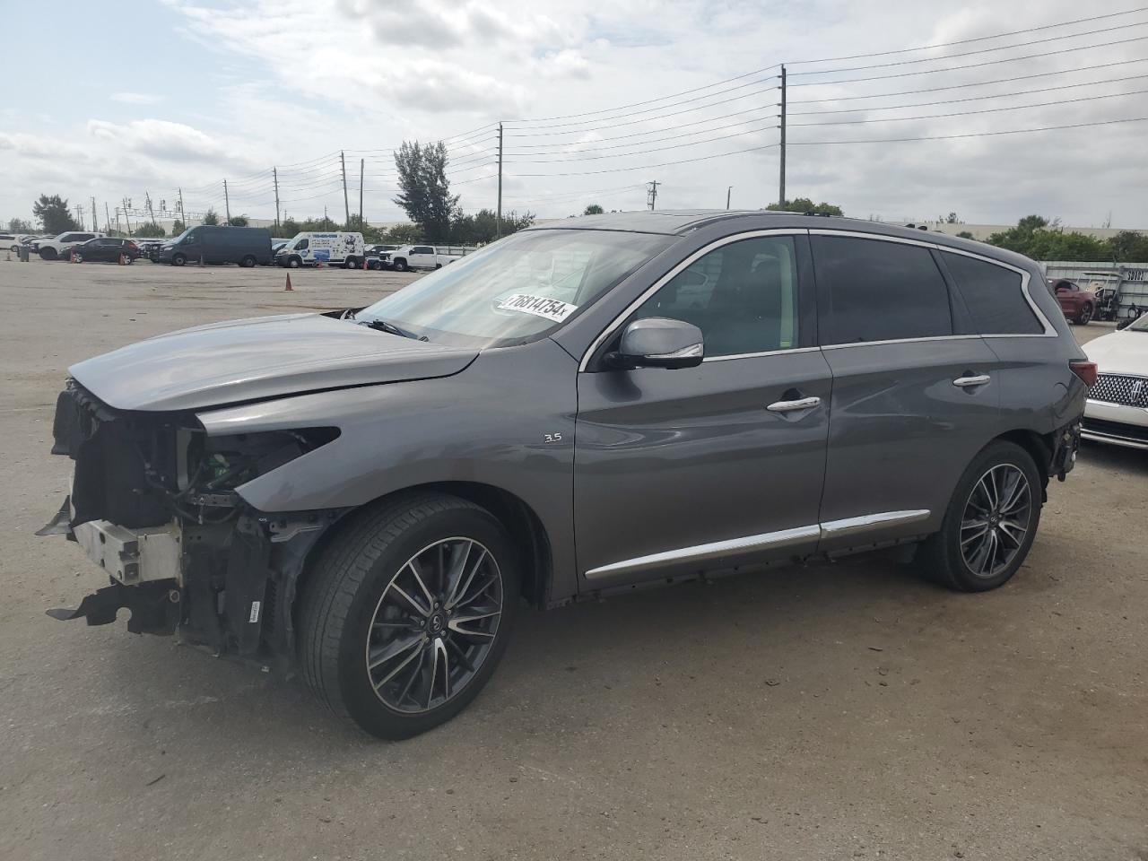 INFINITI QX60 2016 gray  gas 5N1AL0MNXGC511012 photo #1