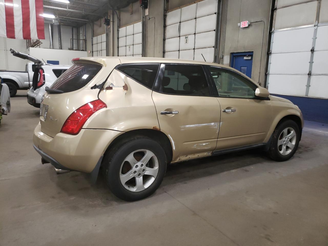 NISSAN MURANO SL 2004 gold  gas JN8AZ08W14W326089 photo #4