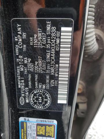 2019 HYUNDAI TUCSON LIM - KM8J3CA44KU042838