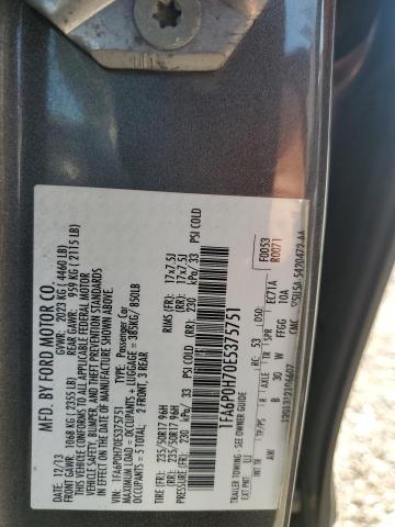 VIN 1FA6P0H70E5375751 2014 Ford Fusion, SE no.12