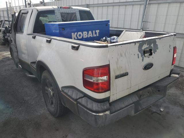 FORD F150 2005 white 4dr ext gas 1FTPX02595KD47146 photo #3