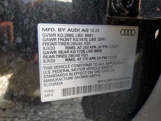 VIN WA1LXBF70RD010259 2024 Audi Q7, Premium Plus no.13