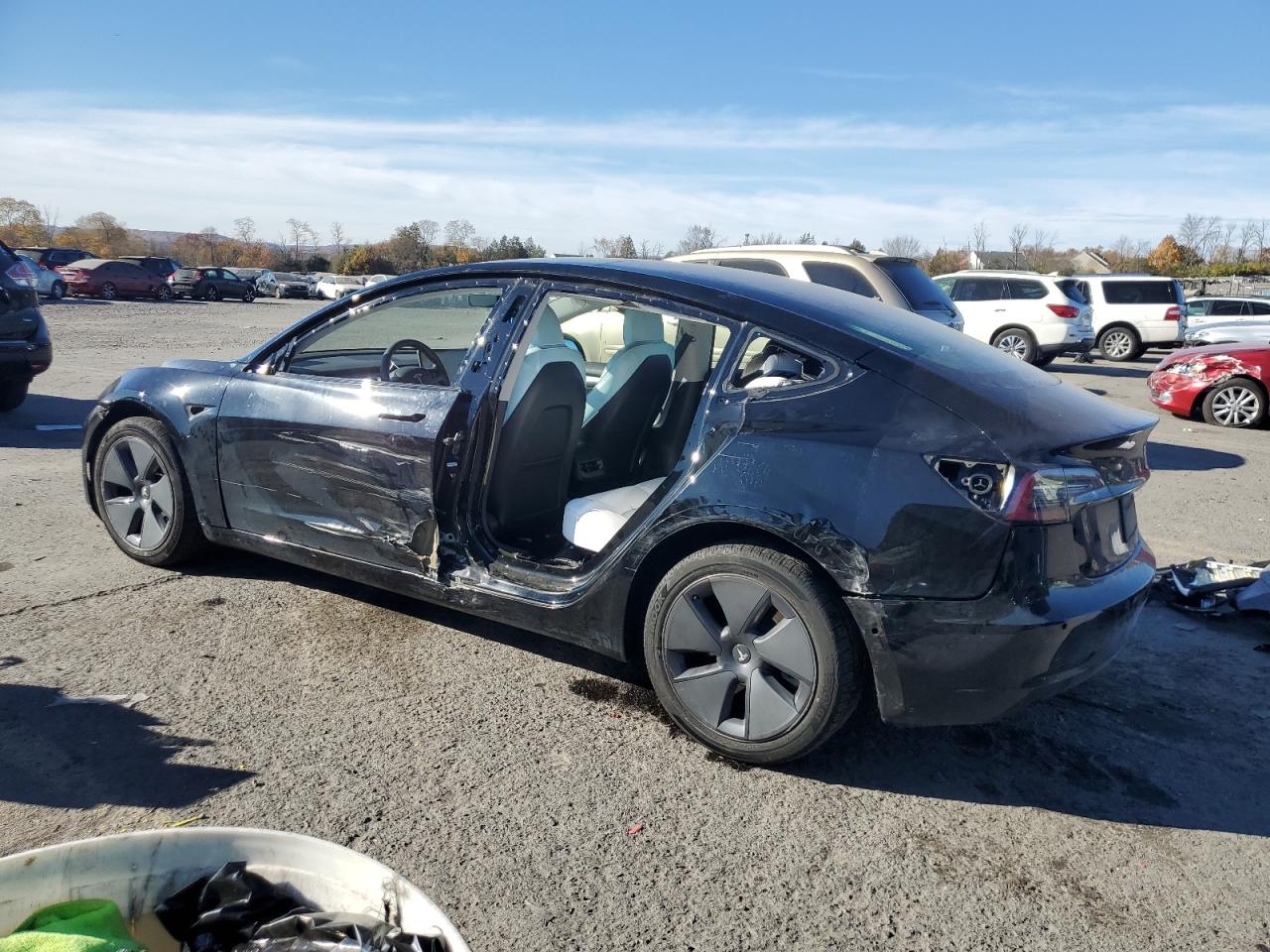 Lot #2986908824 2022 TESLA MODEL 3