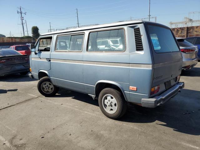 VOLKSWAGEN VANAGON BU 1986 blue  gas WV2YB0255GH082892 photo #3