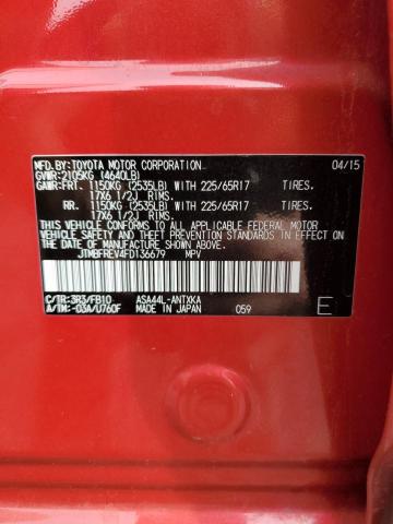 2015 TOYOTA RAV4 LE - JTMBFREV4FD136679