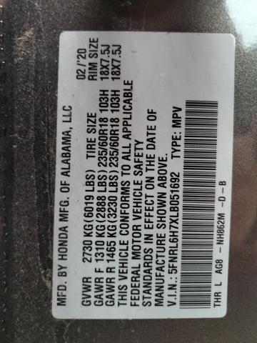 2020 HONDA ODYSSEY EX - 5FNRL6H7XLB051692