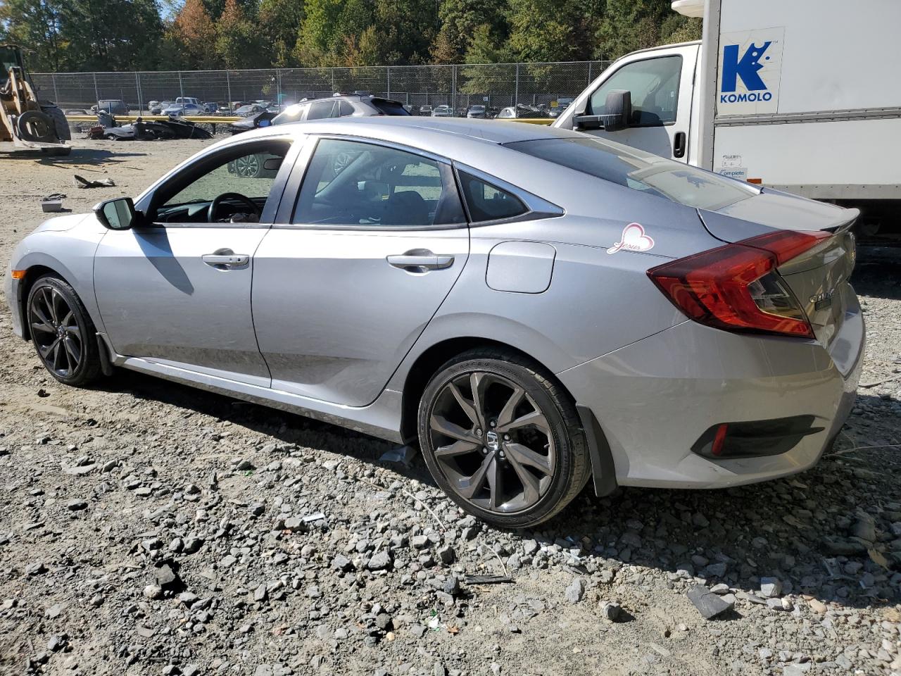 Lot #2952826797 2019 HONDA CIVIC SPOR