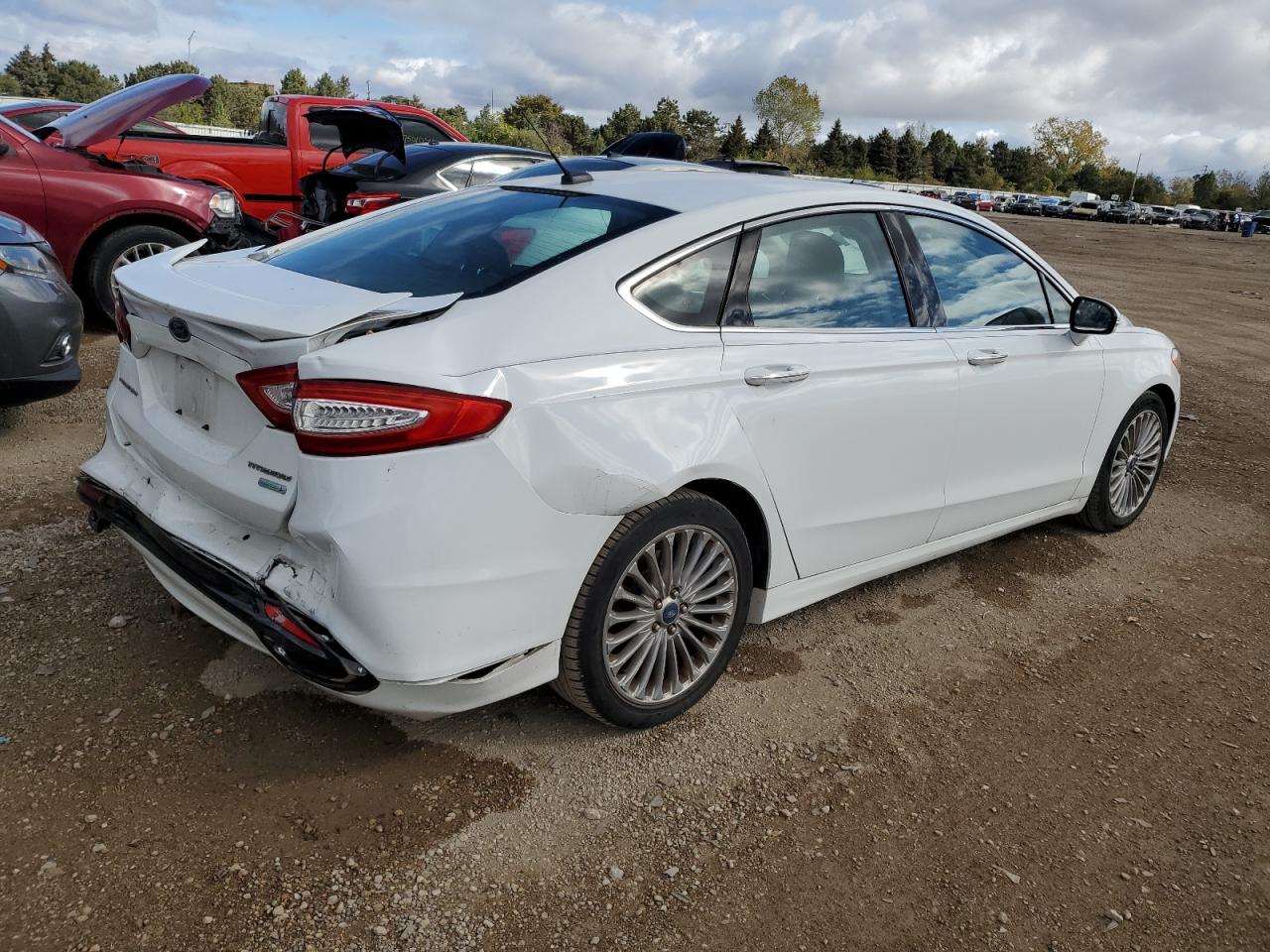 Lot #2909706341 2013 FORD FUSION TIT