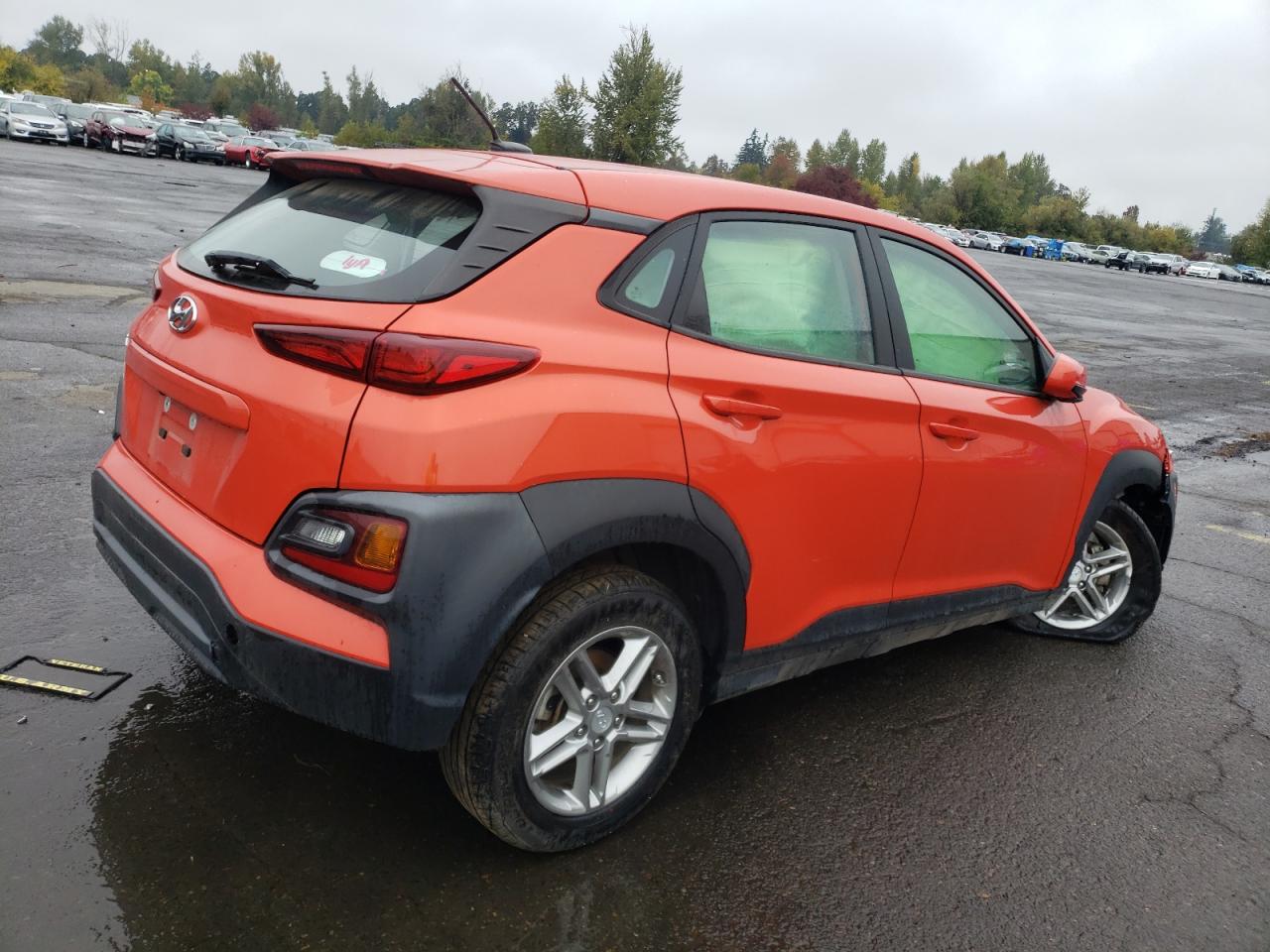 HYUNDAI KONA SE 2020 orange  gas KM8K12AA0LU516618 photo #4