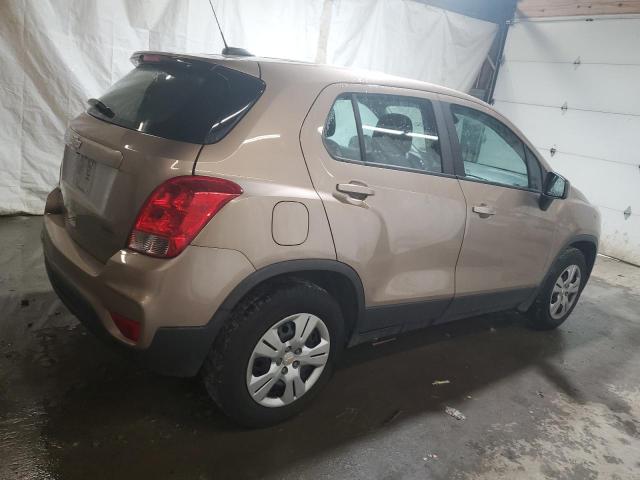 CHEVROLET TRAX LS 2018 tan  gas 3GNCJKSB8JL191358 photo #4