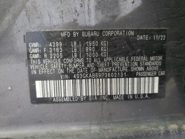 VIN 4S3GKAB69P3602131 2023 Subaru Impreza no.12