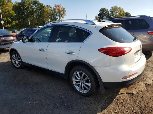 INFINITI EX35 BASE 2010 white station gas JN1AJ0HR7AM755342 photo #3