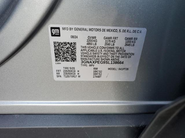 VIN 3GNAXPEG9SL138664 2025 CHEVROLET EQUINOX no.12