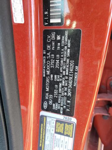 2020 KIA FORTE GT L - 3KPF34AD9LE140201