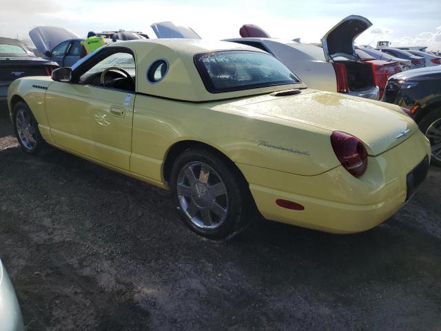 FORD THUNDERBIR 2002 yellow converti gas 1FAHP60A72Y107115 photo #3