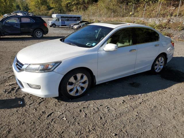 HONDA ACCORD EXL 2013 white  gas 1HGCR3F88DA013422 photo #1