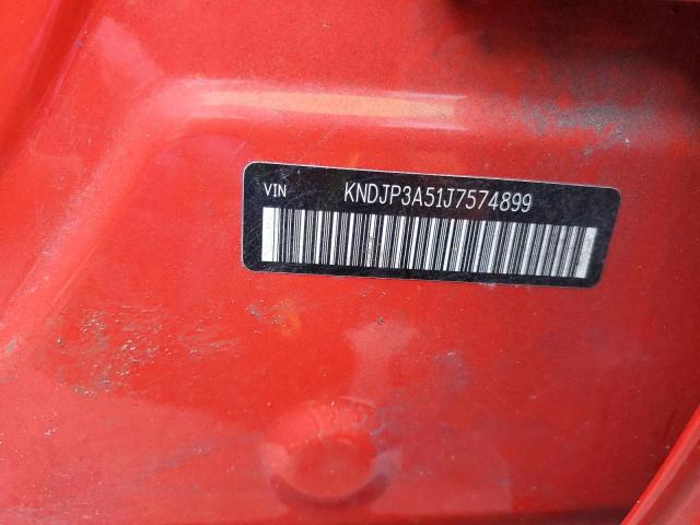 VIN KNDJP3A51J7574899 2018 KIA Soul, + no.14