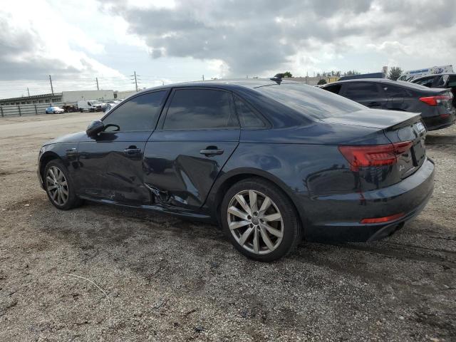 AUDI A4 PREMIUM 2018 blue  gas WAUKMAF46JA030710 photo #3