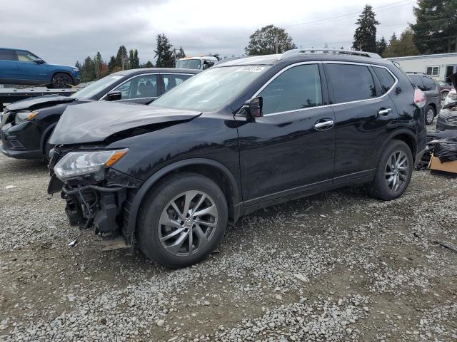 NISSAN ROGUE S 2015 black  gas 5N1AT2MV1FC892288 photo #1