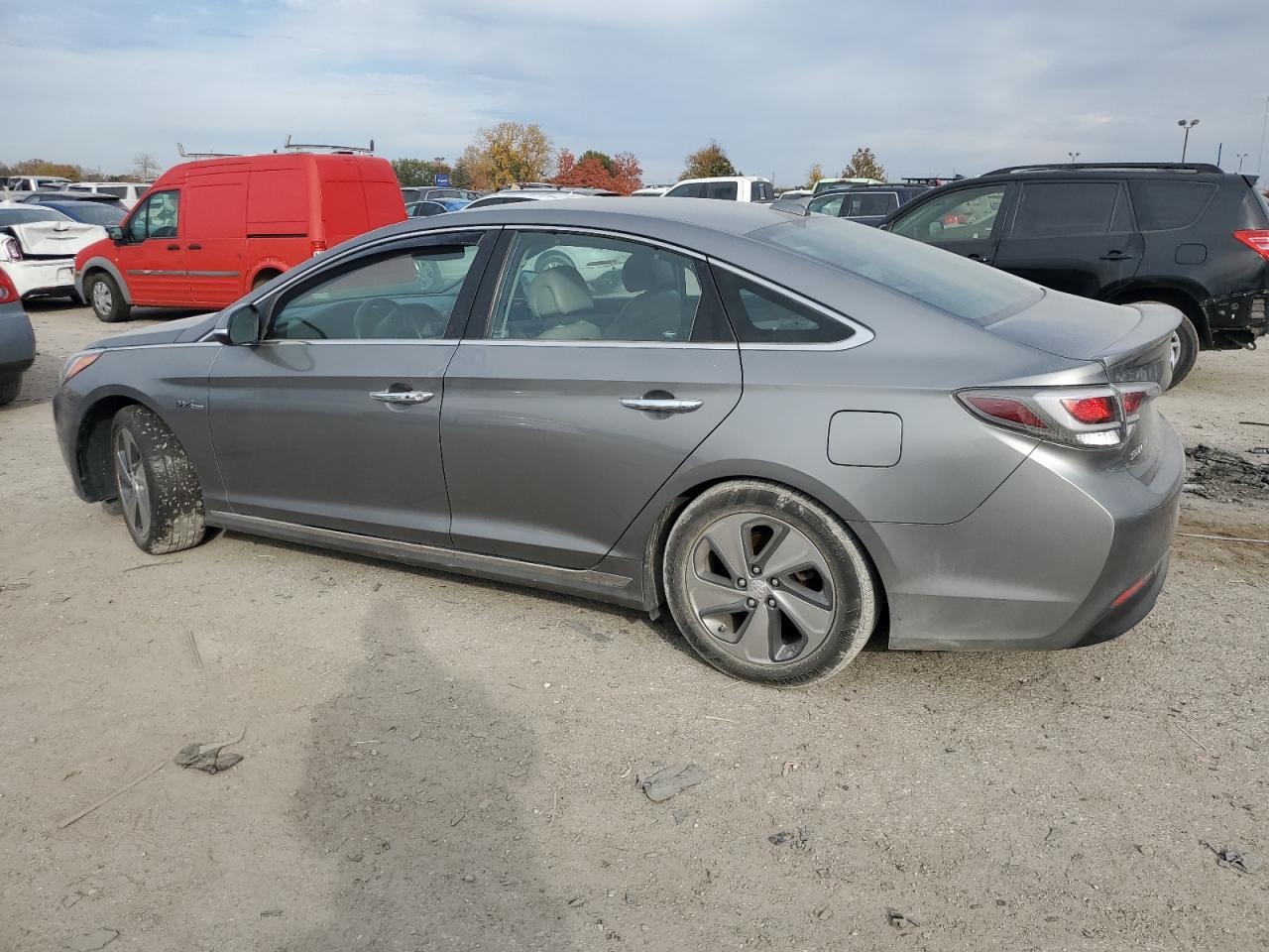 Lot #2937902824 2017 HYUNDAI SONATA HYB