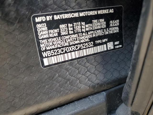 2024 BMW IX XDRIVE5 WB523CF0XRCP52532