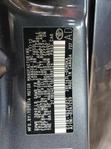 VIN 2T1BU4EE1DC988524 2013 Toyota Corolla, Base no.12