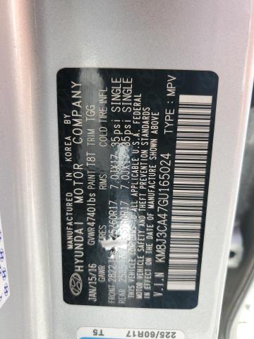 2016 HYUNDAI TUCSON LIM - KM8J3CA47GU165024