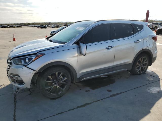 HYUNDAI SANTA FE S 2018 silver  gas 5XYZW4LA8JG549068 photo #1