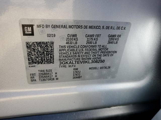 2019 GMC TERRAIN SL - 3GKALTEV0KL308250