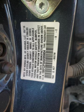 2016 HONDA CIVIC LX - 19XFC2F5XGE055654