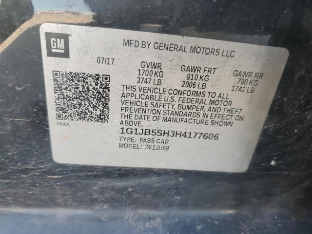 2017 CHEVROLET SONIC LS - 1G1JB5SH3H4177606