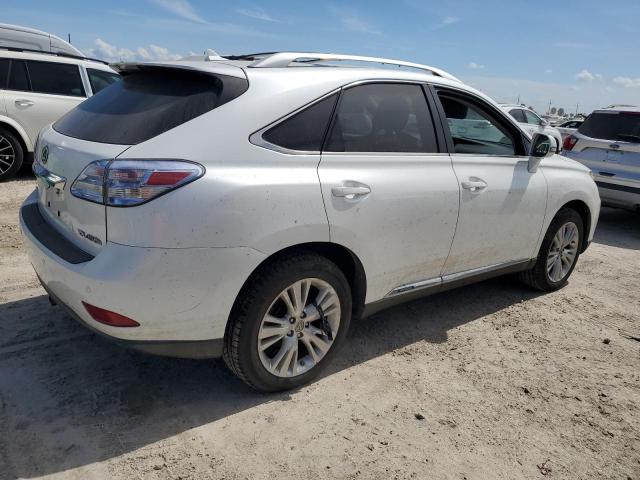 LEXUS RX 450H 2012 white  hybrid engine JTJBC1BA7C2430139 photo #4