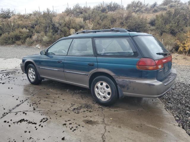 SUBARU LEGACY OUT 1996 green  gas 4S3BG685XT7984194 photo #3