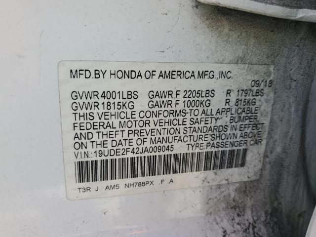 2018 ACURA ILX SPECIA 19UDE2F42JA009045