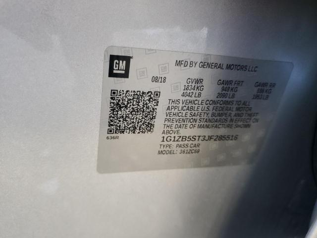 2018 CHEVROLET MALIBU LS - 1G1ZB5ST3JF285516