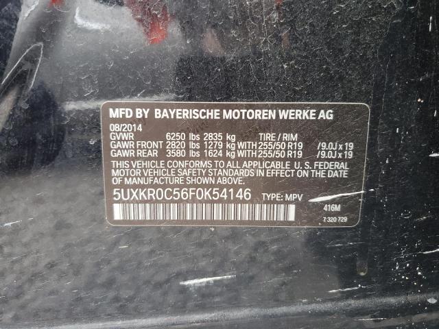 VIN 5UXKR0C56F0K54146 2015 BMW X5, Xdrive35I no.13