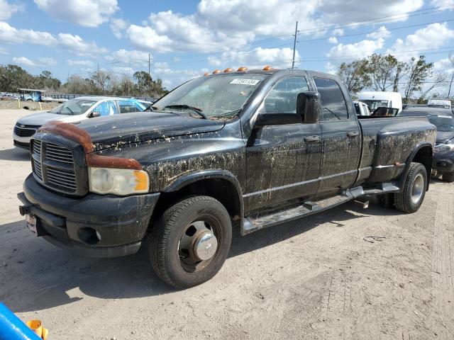 DODGE RAM 3500 S 2003 black  diesel 3D7MU48C23G801255 photo #1