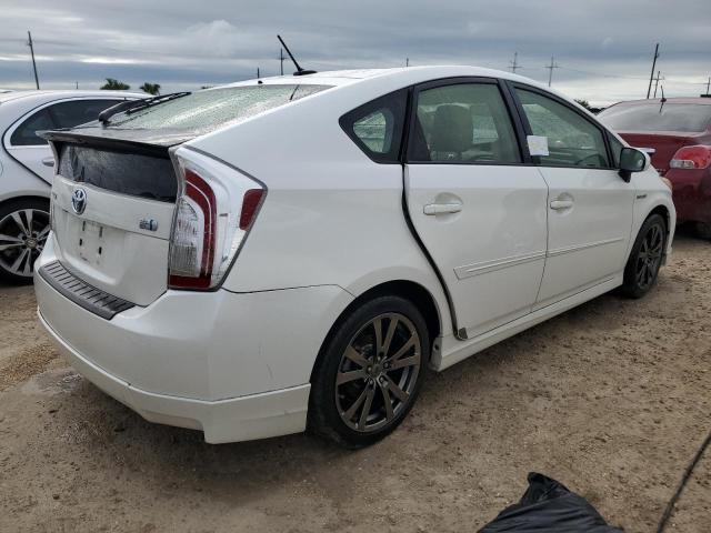 TOYOTA PRIUS 2012 white  hybrid engine JTDKN3DU0C5484462 photo #4