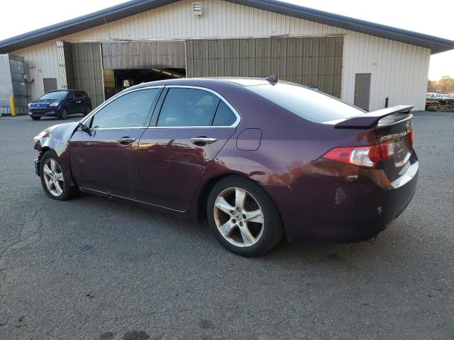 ACURA TSX 2010 maroon sedan 4d gas JH4CU2F69AC043386 photo #3