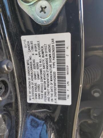 VIN 2HGFB2F9XFH526020 2015 Honda Civic, Exl no.13