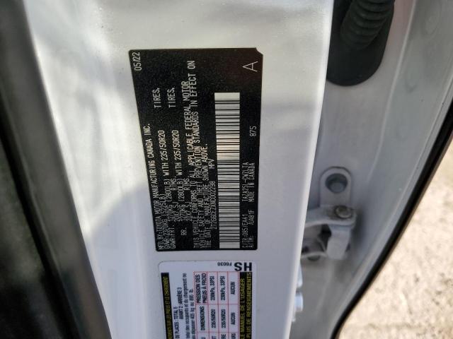 2022 LEXUS NX 350 2T2GGCEZXNC002298