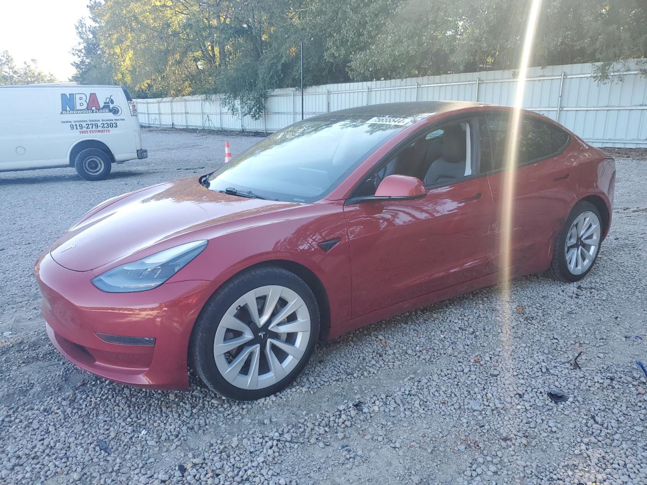 Lot #2990963595 2023 TESLA MODEL 3