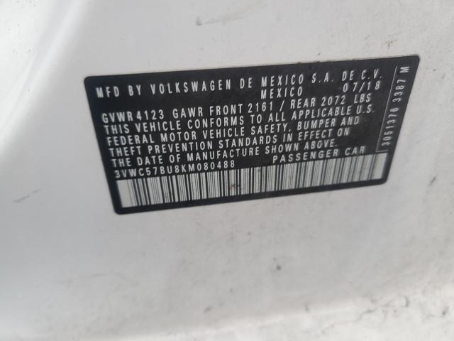 2019 VOLKSWAGEN JETTA S - 3VWC57BU8KM080488