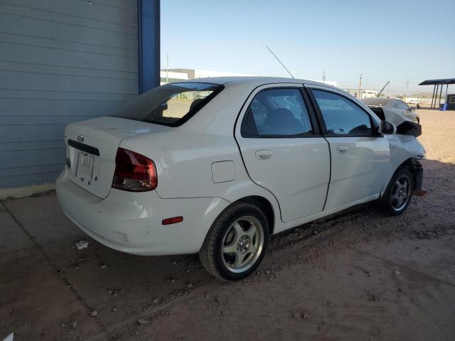 CHEVROLET AVEO BASE 2006 white  gas KL1TD56616B647652 photo #4