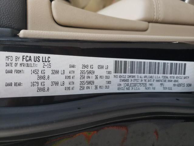 2015 JEEP GRAND CHER - 1C4RJECG6FC757535