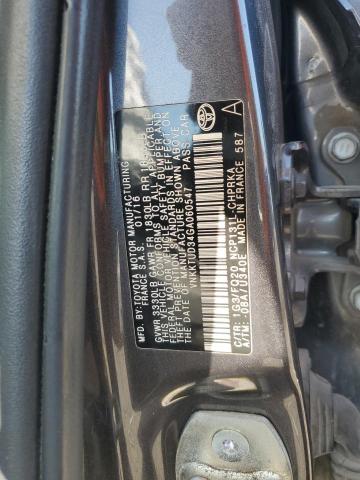 2016 TOYOTA YARIS L - VNKKTUD34GA060547