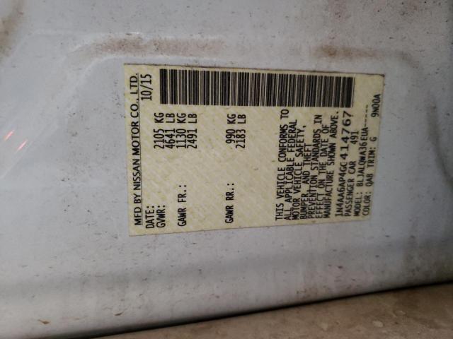 2016 NISSAN MAXIMA 3.5 - 1N4AA6AP4GC414767