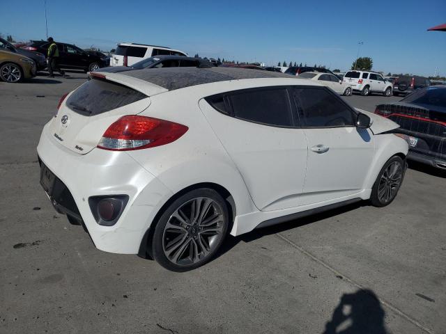 HYUNDAI VELOSTER T 2016 white coupe 3d gas KMHTC6AE1GU271052 photo #4