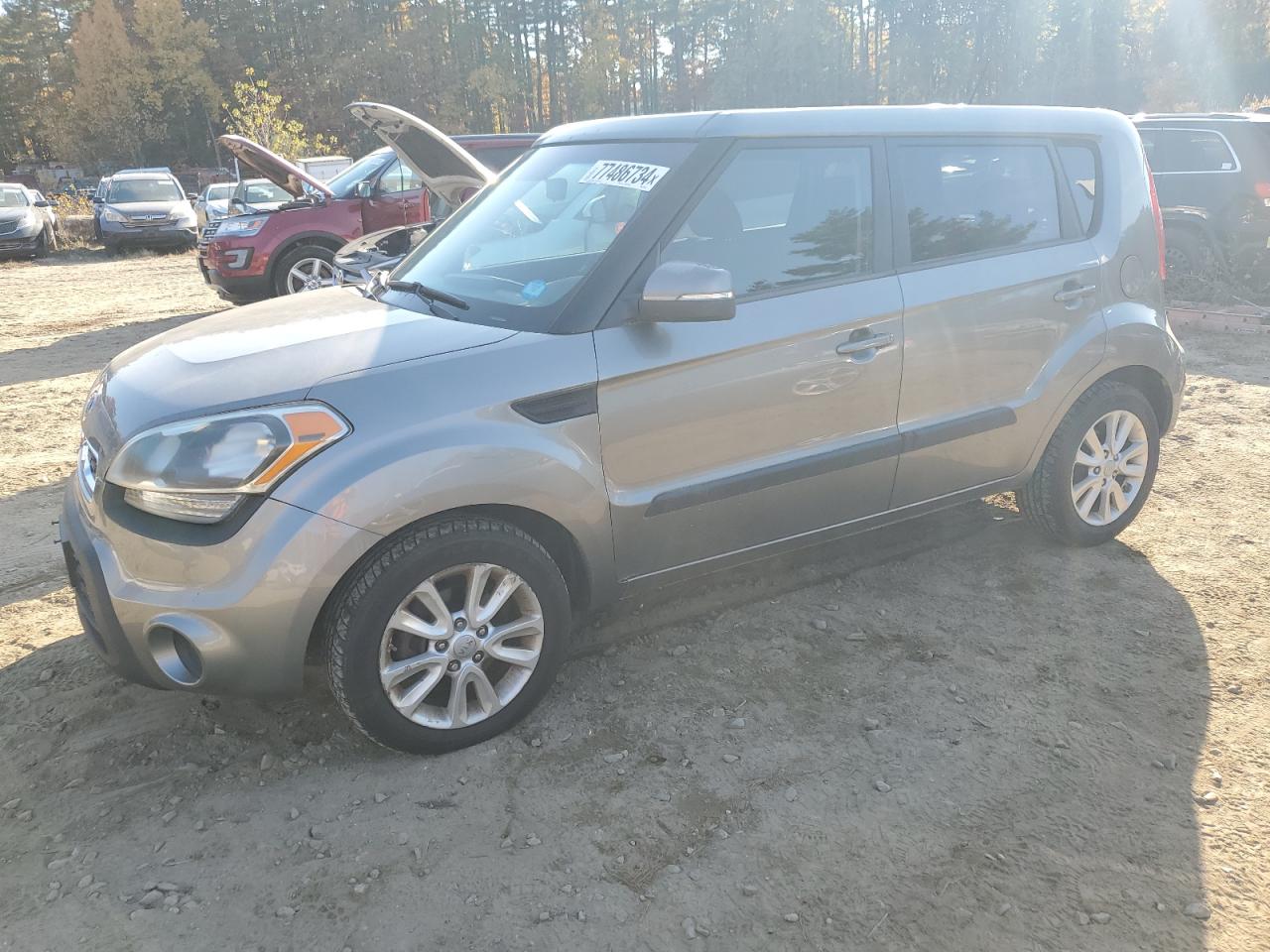 KIA SOUL + 2012 gray  gas KNDJT2A65C7375033 photo #1