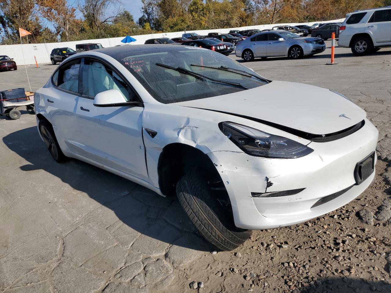 Lot #2979321652 2022 TESLA MODEL 3